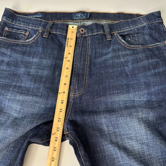 Lucky Brand 181 Relaxed Denim Jeans Size 44x30 Blue Straight Leg - Picture 8 of 12